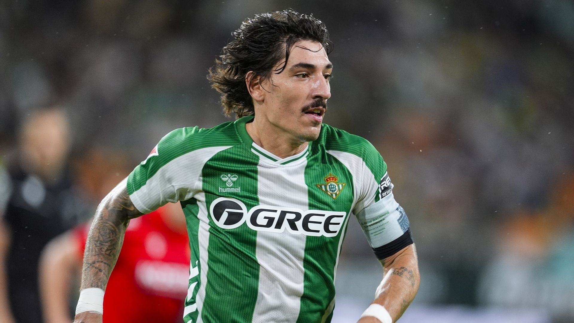 Hector Bellerín durante un partido del Real Betis la temporada pasada