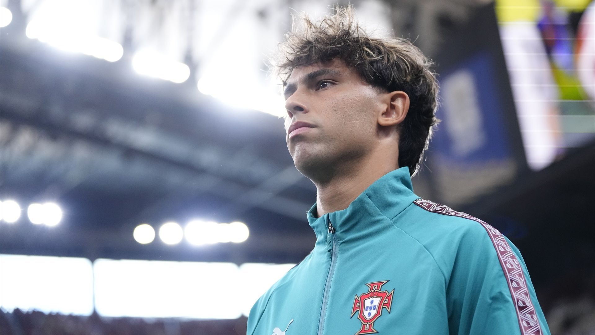 Joao Félix, antes de un partido con Portugal Joao Félix, antes de un partido con Portugal