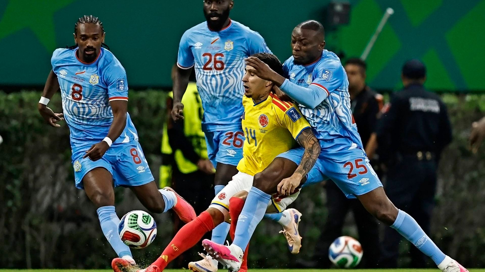 Jugada del Colombia-RD Congo Jugada del Colombia-RD Congo