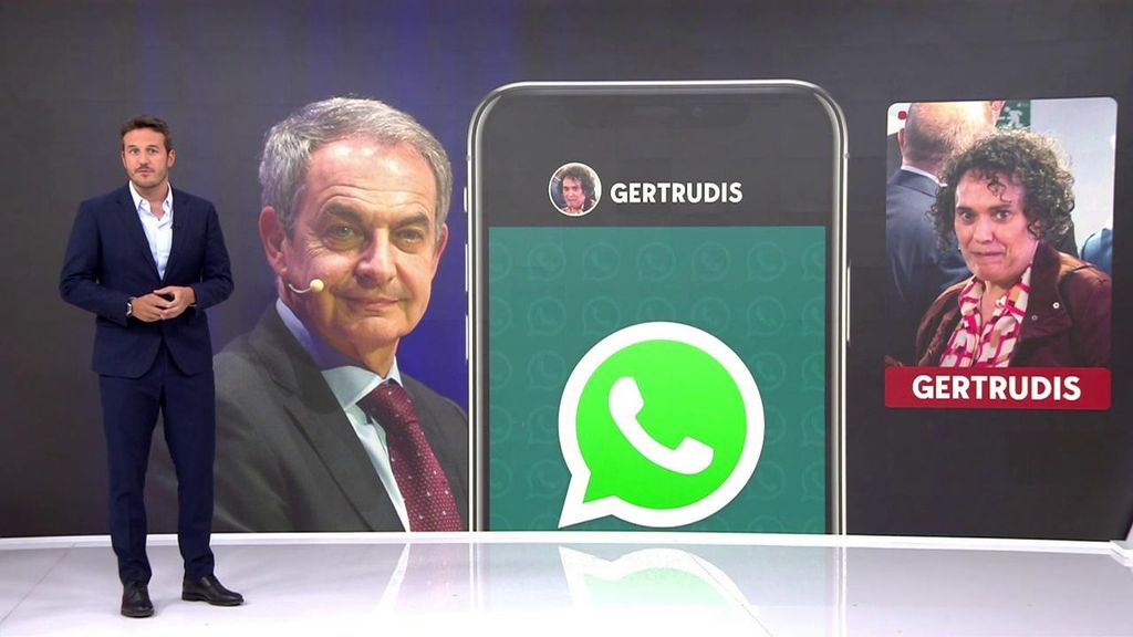 Las frases de Zapatero en el móvil de Gertrudis, su secretaria: "Hay que asumir que tenemos una temporada por delante ácida”.