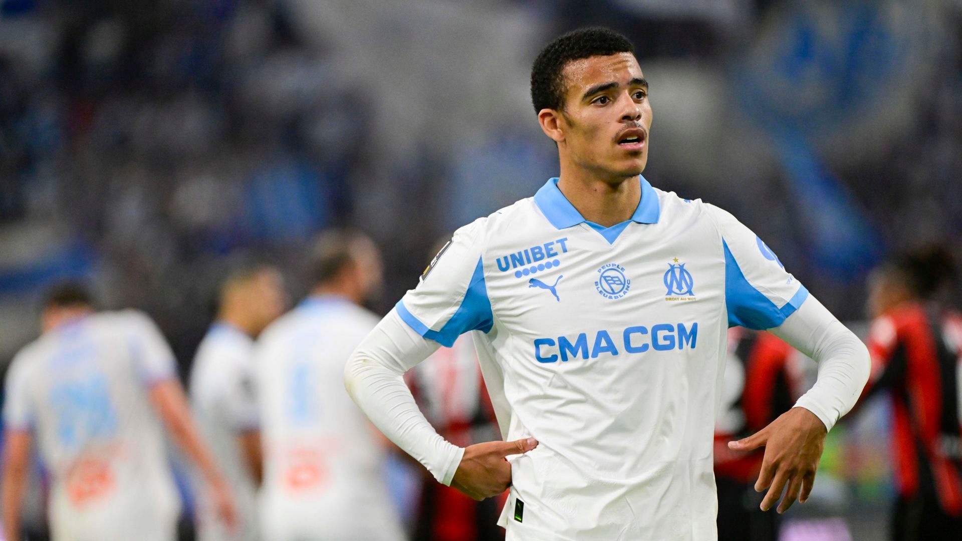 Mason Greenwood con el Olympique de Marsella Mason Greenwood con el Olympique de Marsella