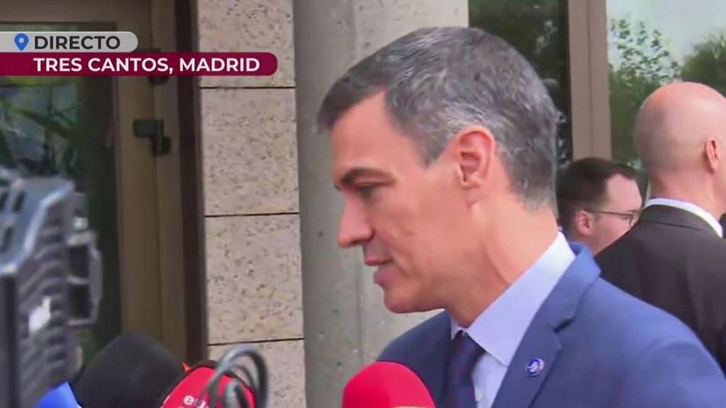 Pedro Sánchez acude al tanatorio de La Paz para darle el último adiós a María Teresa Campos: "Ella siempre me daba su opinión"