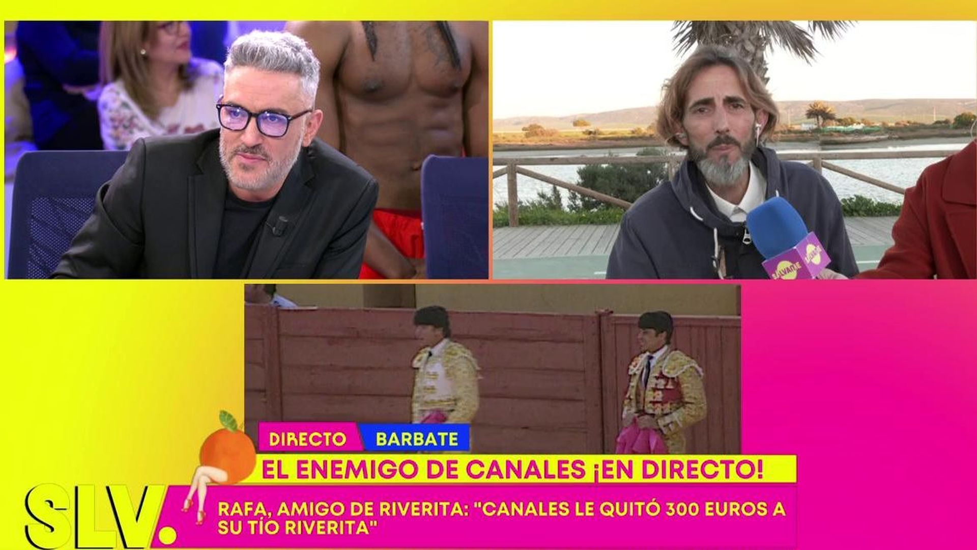 Rafa, enemigo de Canales, habla en directo en 'Sálvame'