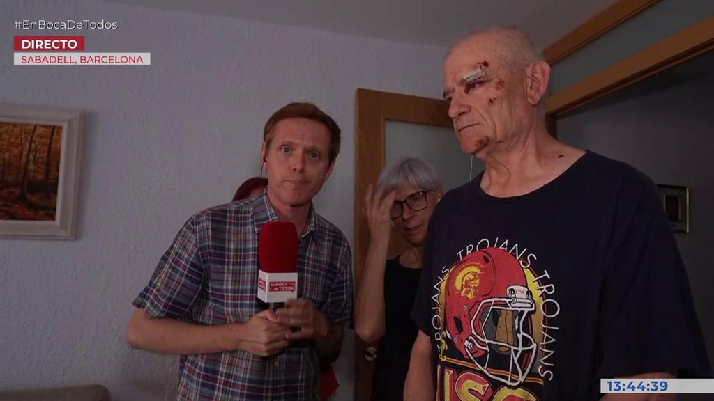 Un anciano se destroza la cara al intentar recuperar la cadena que le habían robado a su mujer en Sabadell (Barcelona)