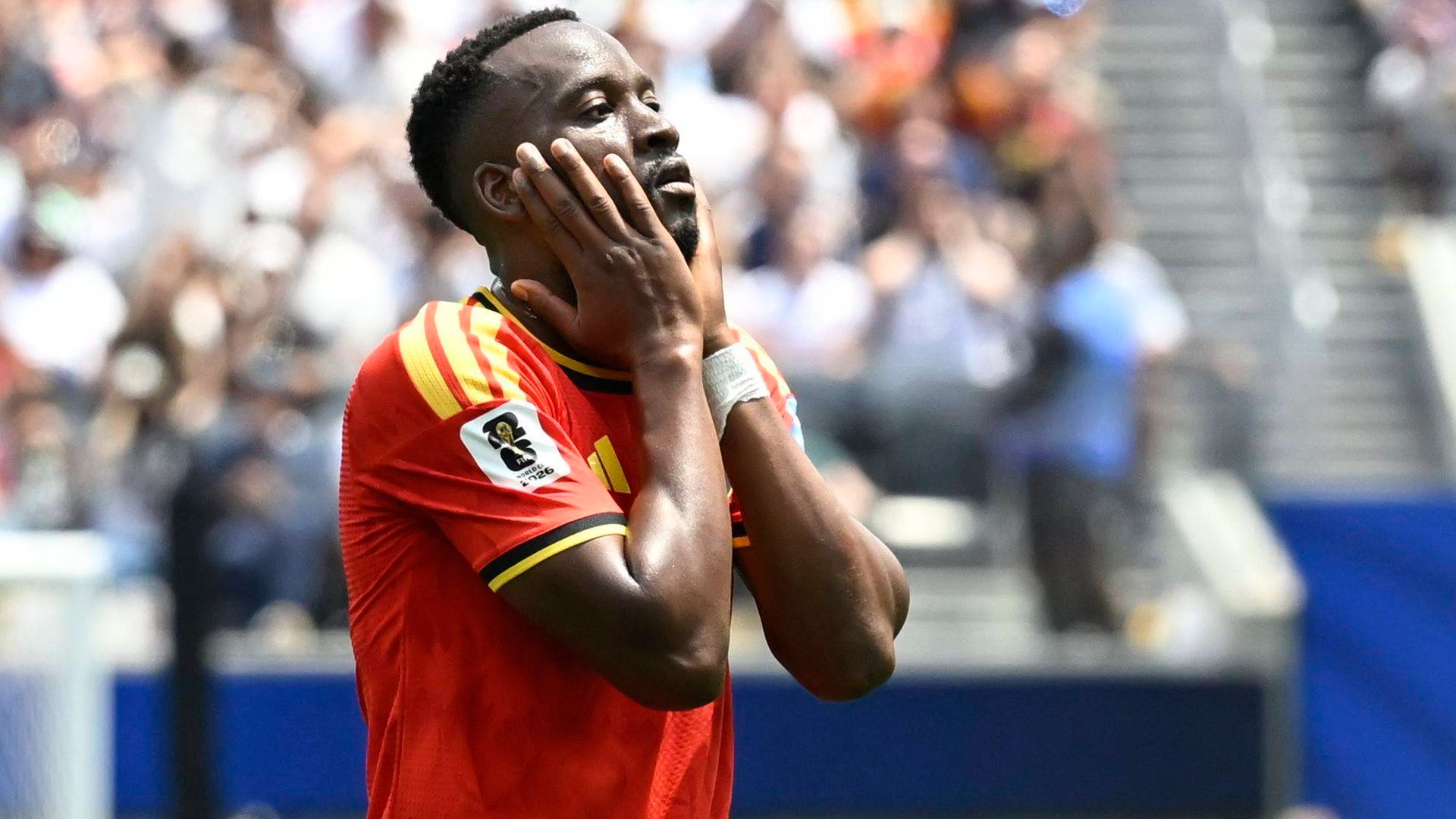 Dodi Lukebakio, jugando el Mundial con Bélgica
