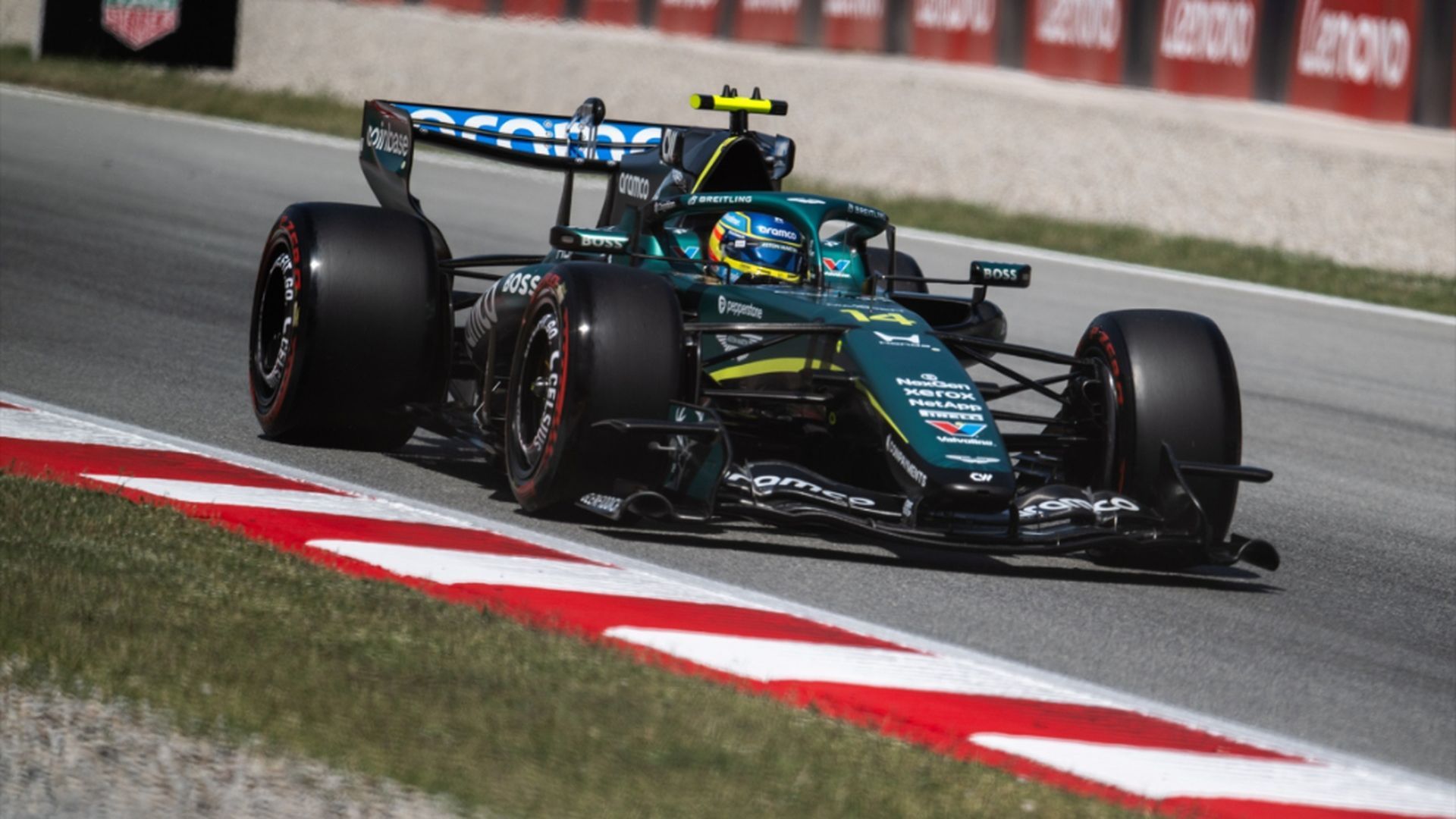 Fernando Alonso, en Montmeló