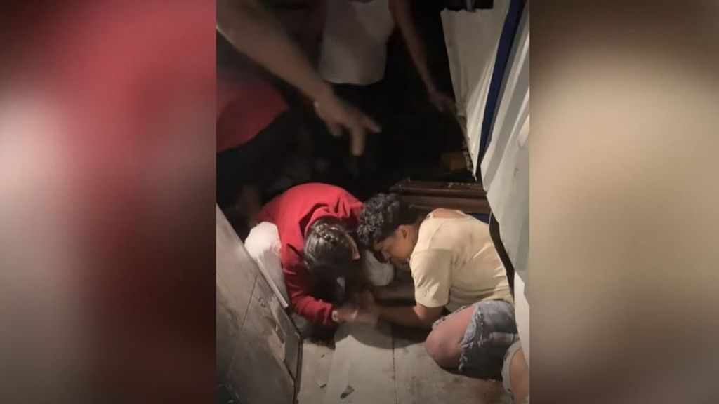Dos estudiantes de enfermería salvan su primera vida, Álvaro, en el terremoto de Venezuela