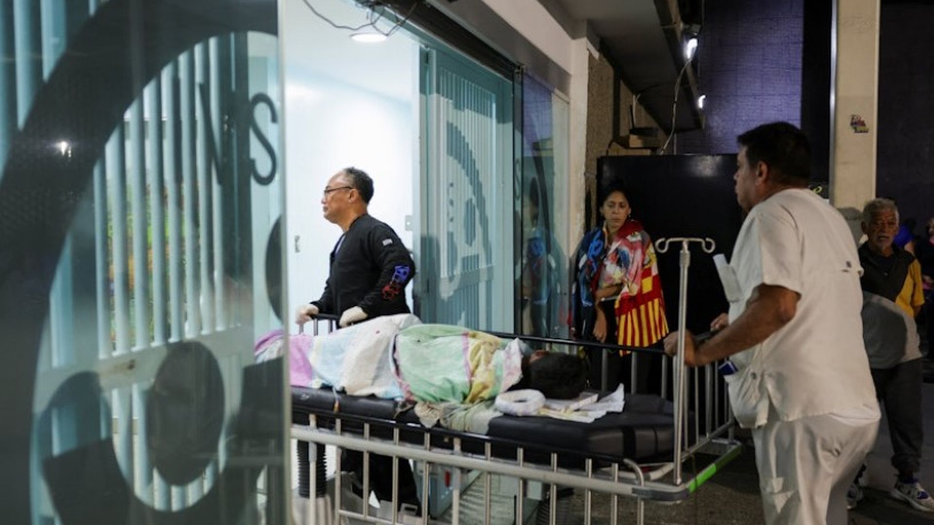 Un hospital en Venezuela tras los dos terremotos que han sacudido al país.