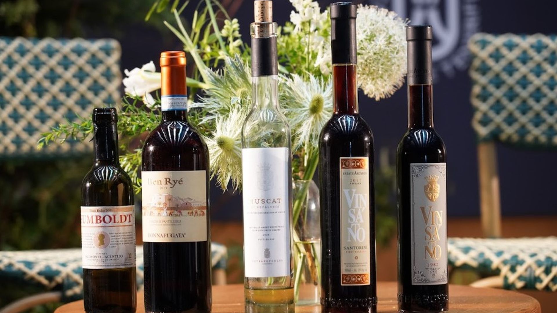 Vinos presentados por Matteo Montone en el Island Wines Summit 2026