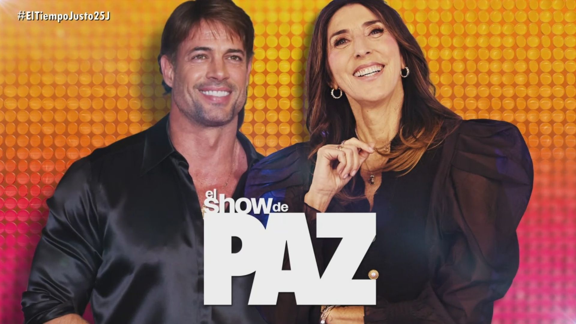 William Levy, presente en el estreno de 'El show de Paz': este sábado a las 16:00 horas, en Telecinco