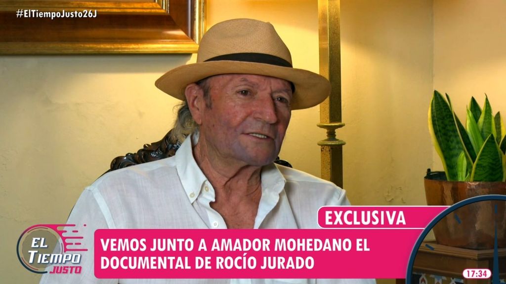 Amador Mohedano "no se corta" en su reacción al documental de Rocío Jurado: "No pegan ni con cola"