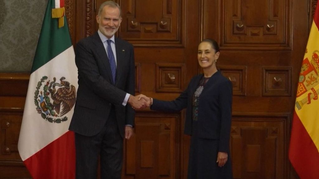 Así ha sido el encuentro entre Felipe VI y Claudia Sheinbaum en Ciudad de México