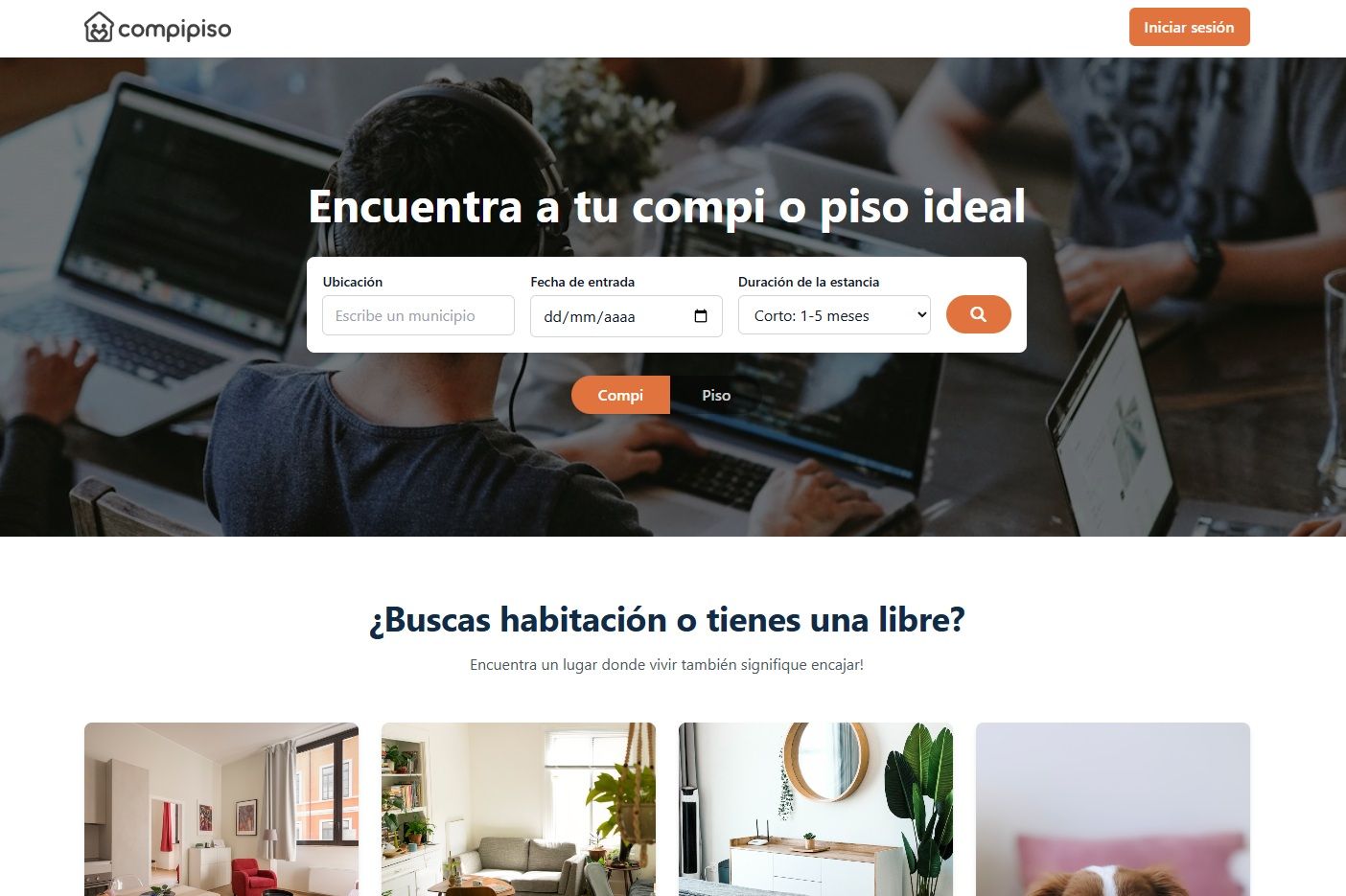 Captura de la web Compipiso
