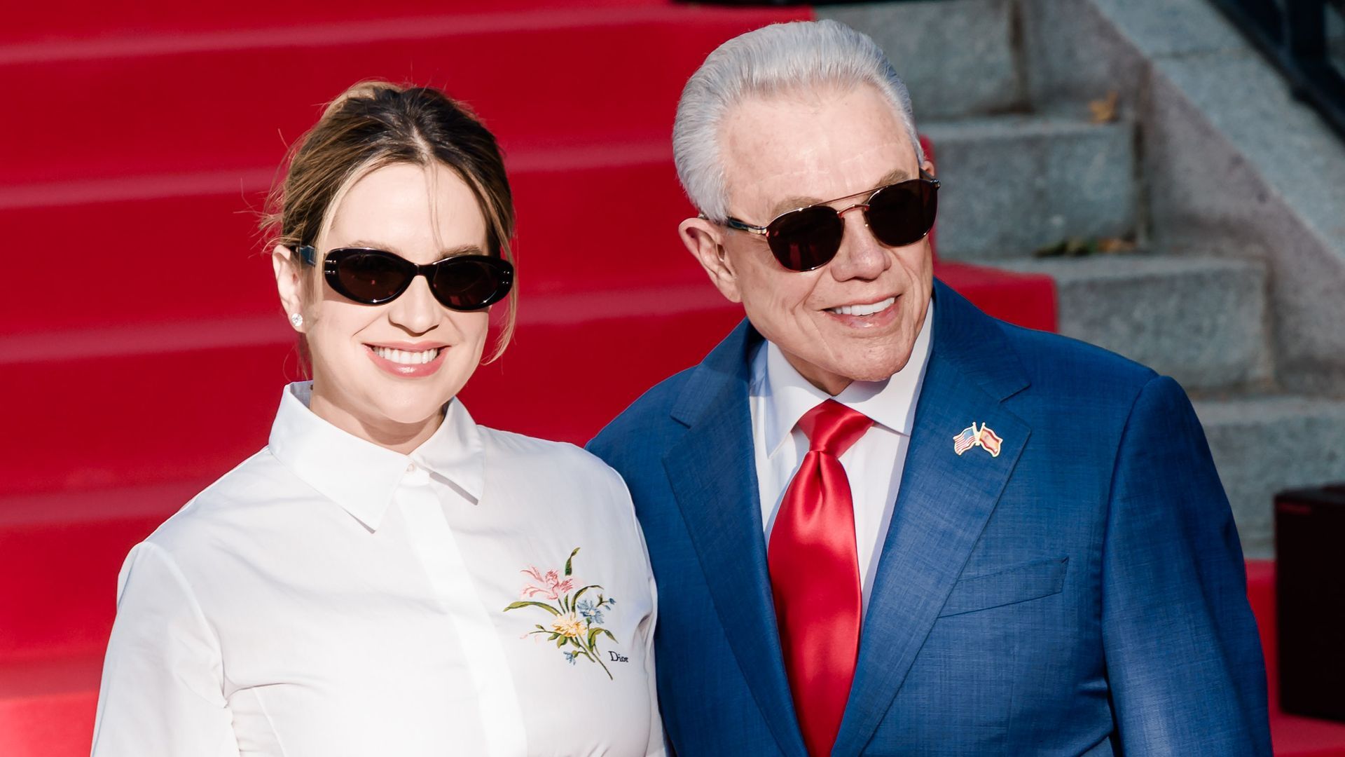El embajador de Estados Unidos en España y Andorra, Benjamín León Jr. y su mujer Mavileibys Campa Felipe