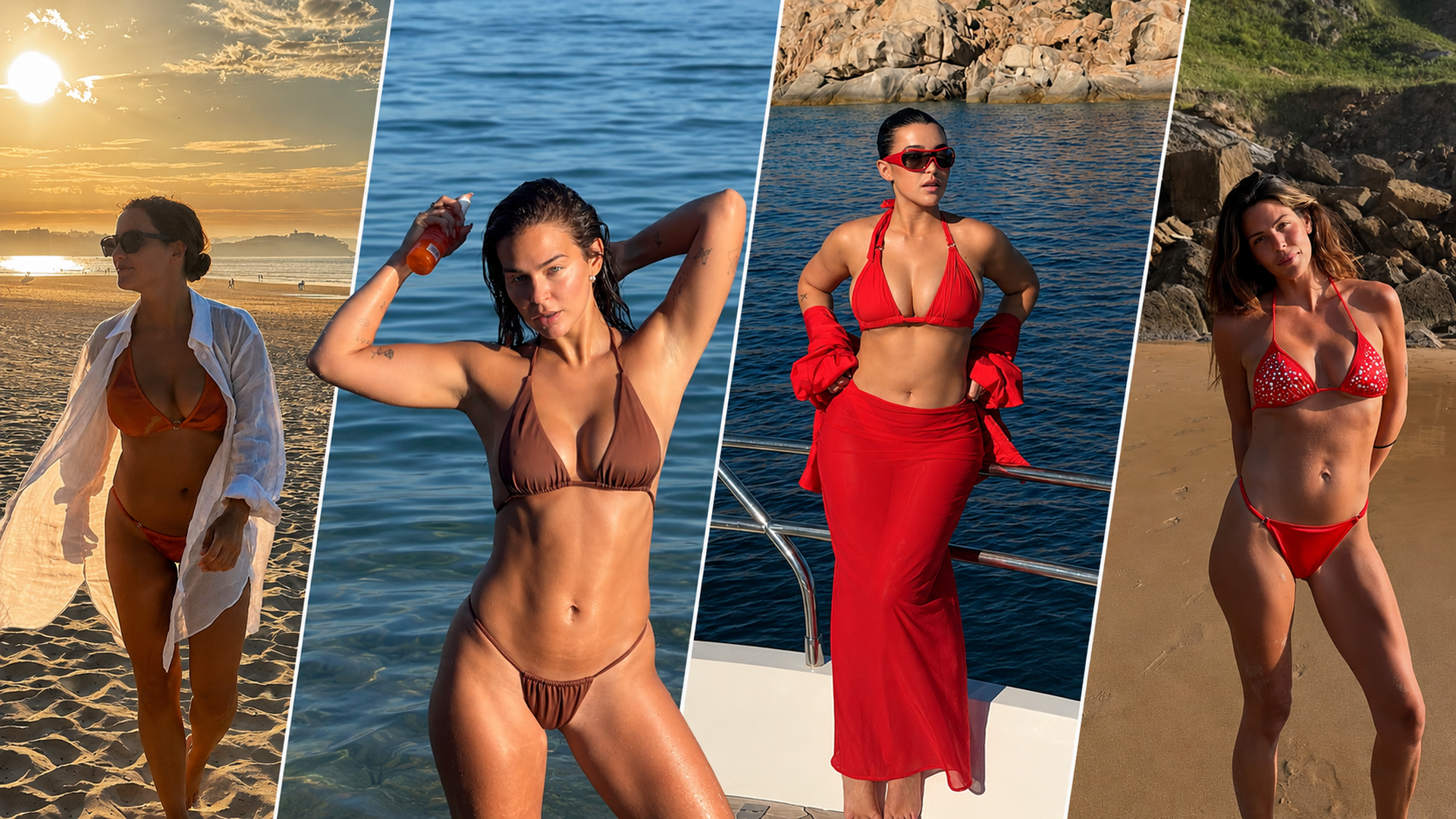 Famosas en bikini: Marta Pombo, Laura Escanes, Alba Díaz y Laura Matamoros