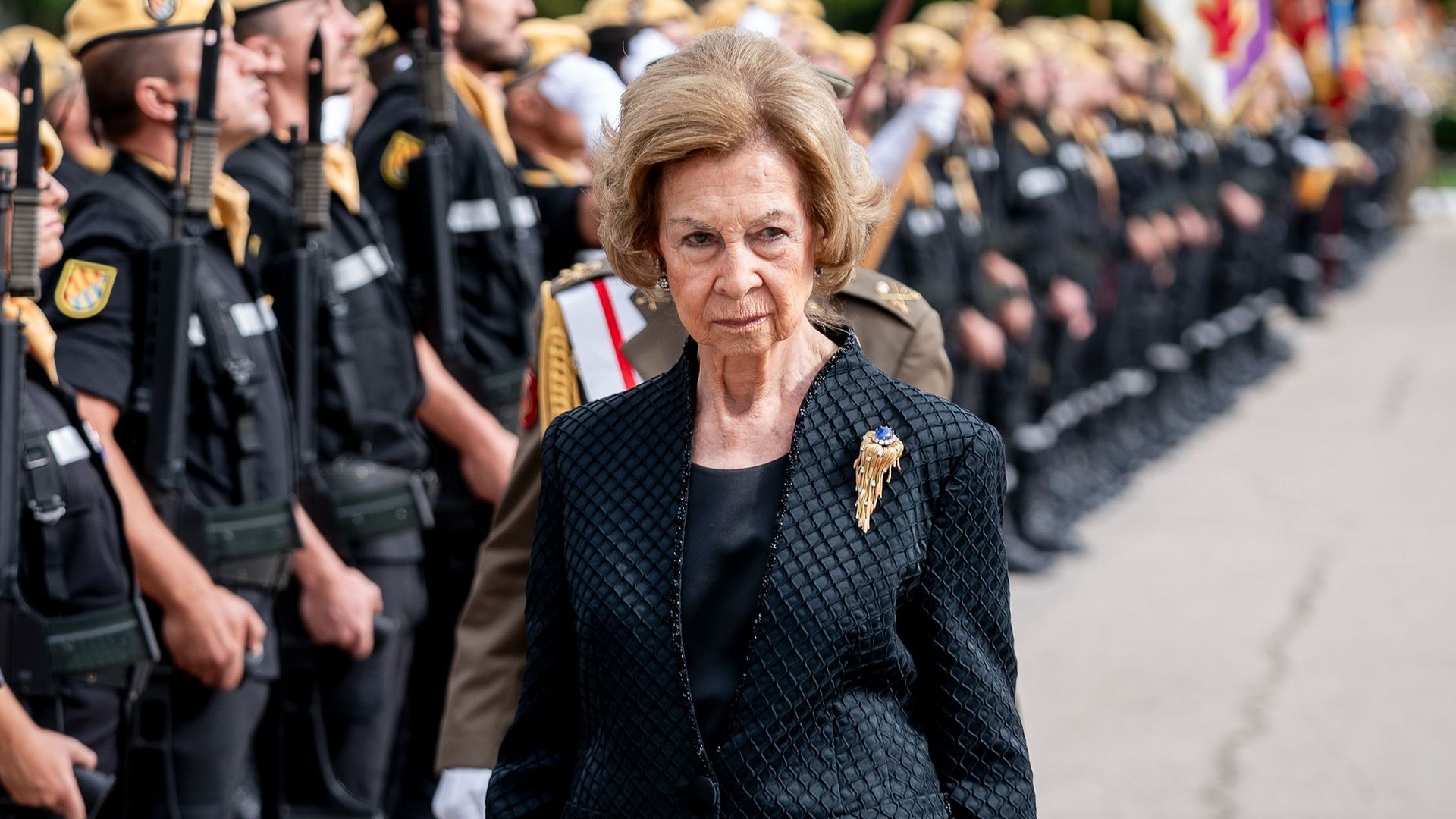 La reina emérita Sofía