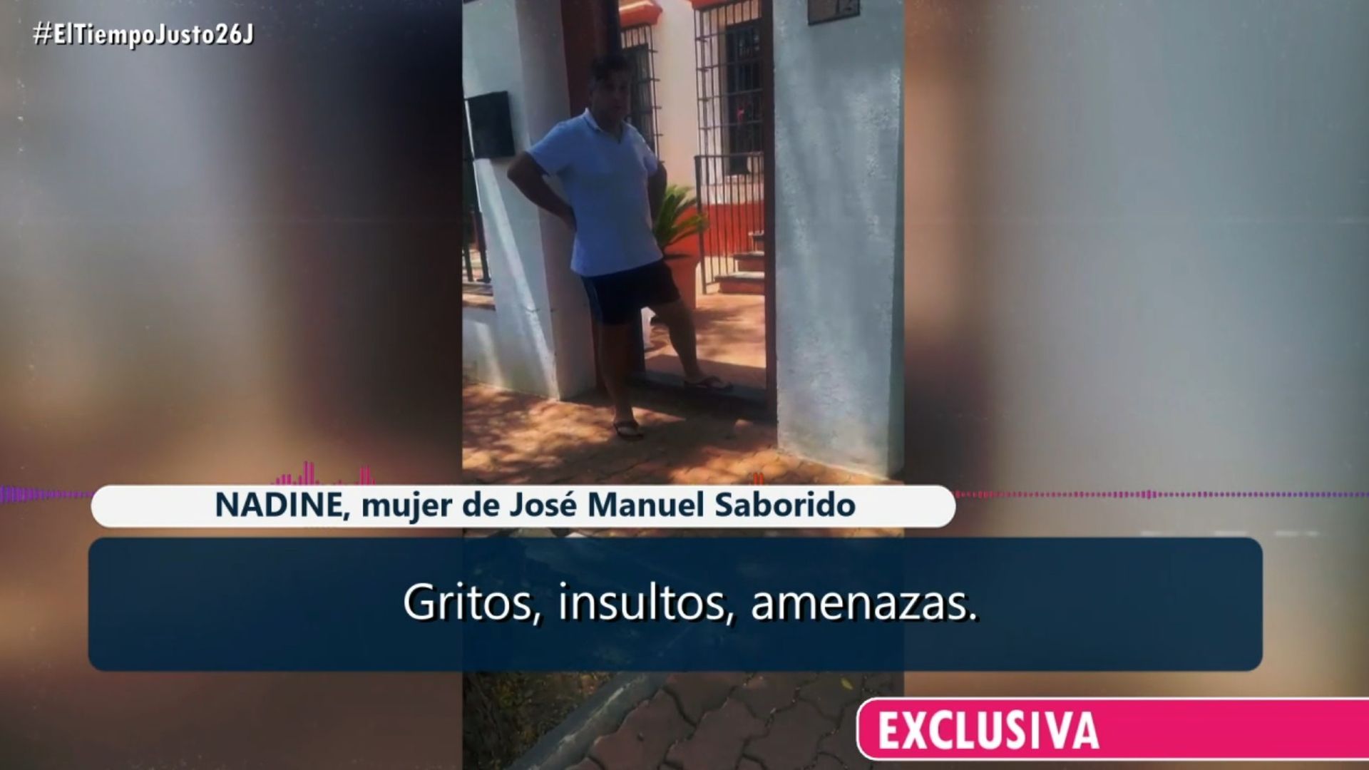 Las primeras palabras de Nadine, mujer de José Manuel Saborido, tras su detención: "Me temía lo peor"