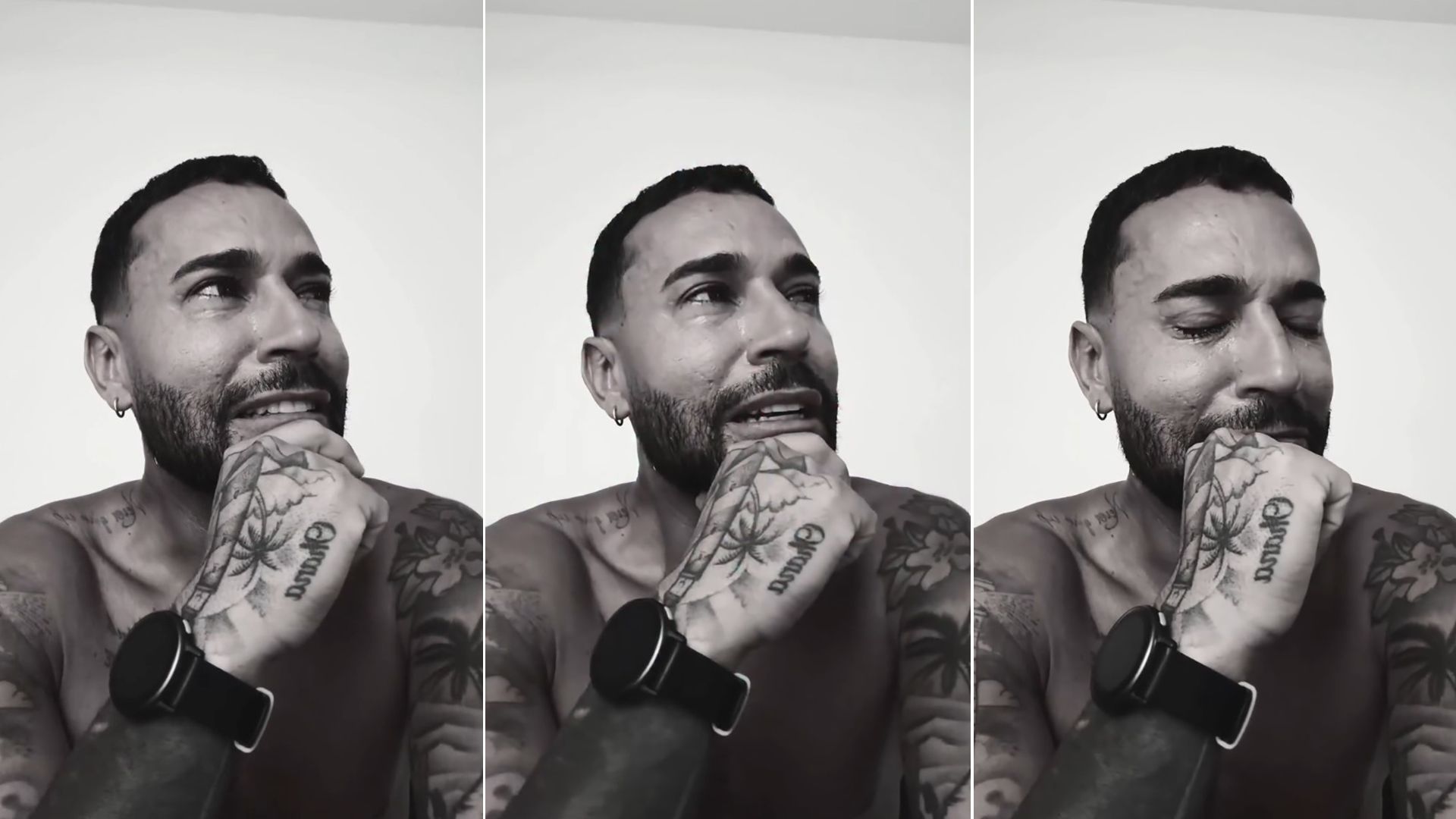 Omar Sánchez rompe a llorar en redes sociales