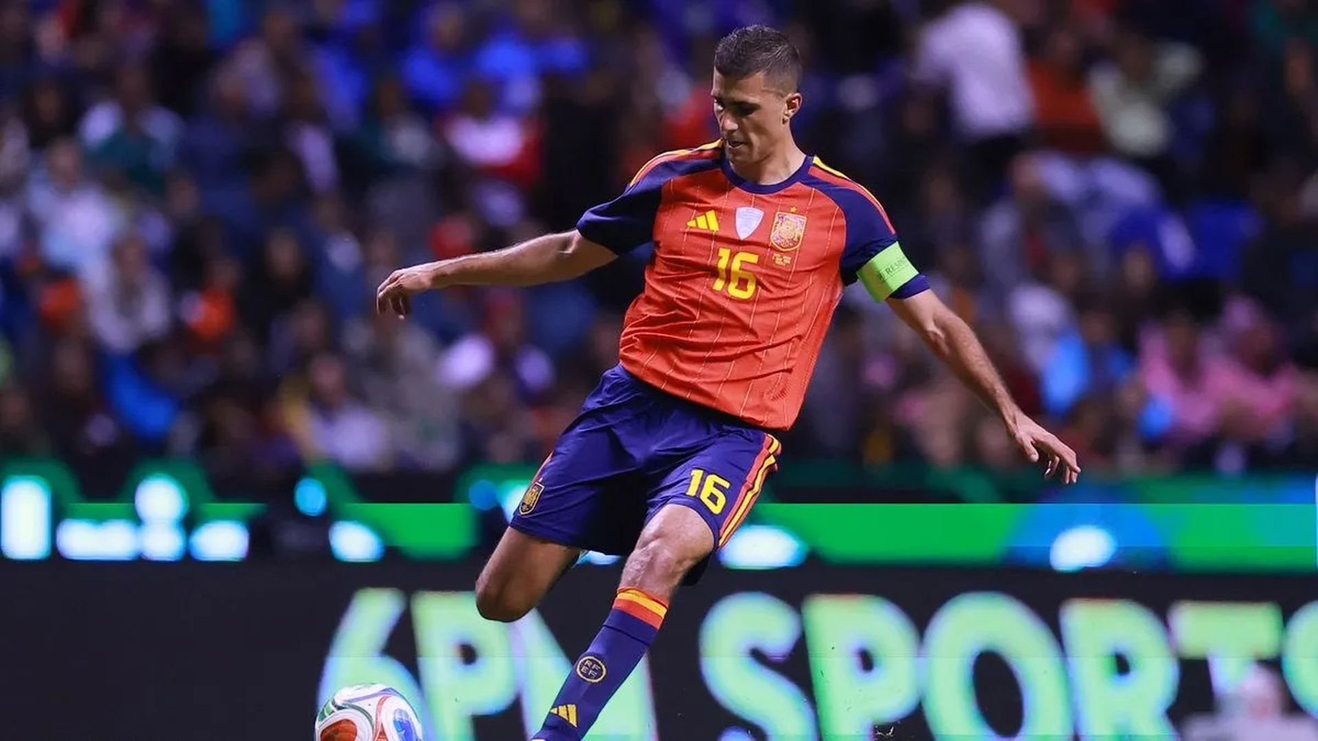 Rodri en un partido reciente con la Selección Española Rodri en un partido reciente con la Selección Española