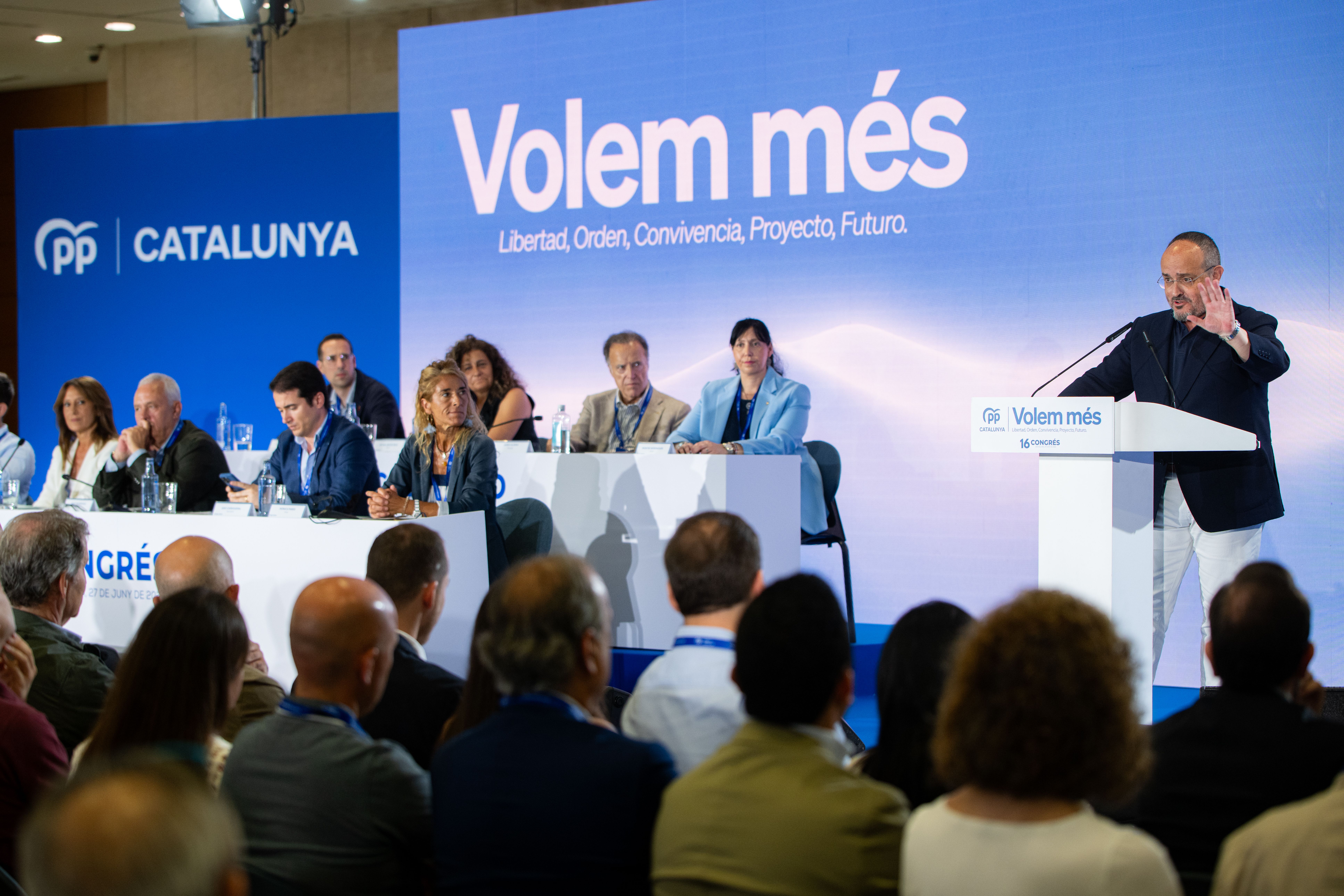 Alejandro Fernández interviene en el XVI Congreso del PP catalán