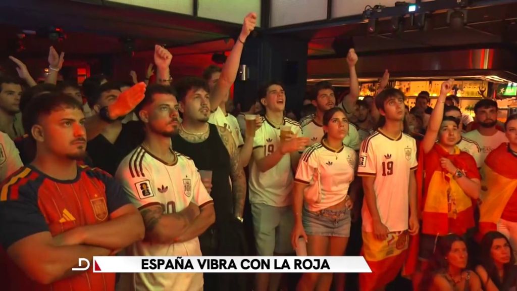 Así se vivió la victoria de la Selección durante la madrugada en España