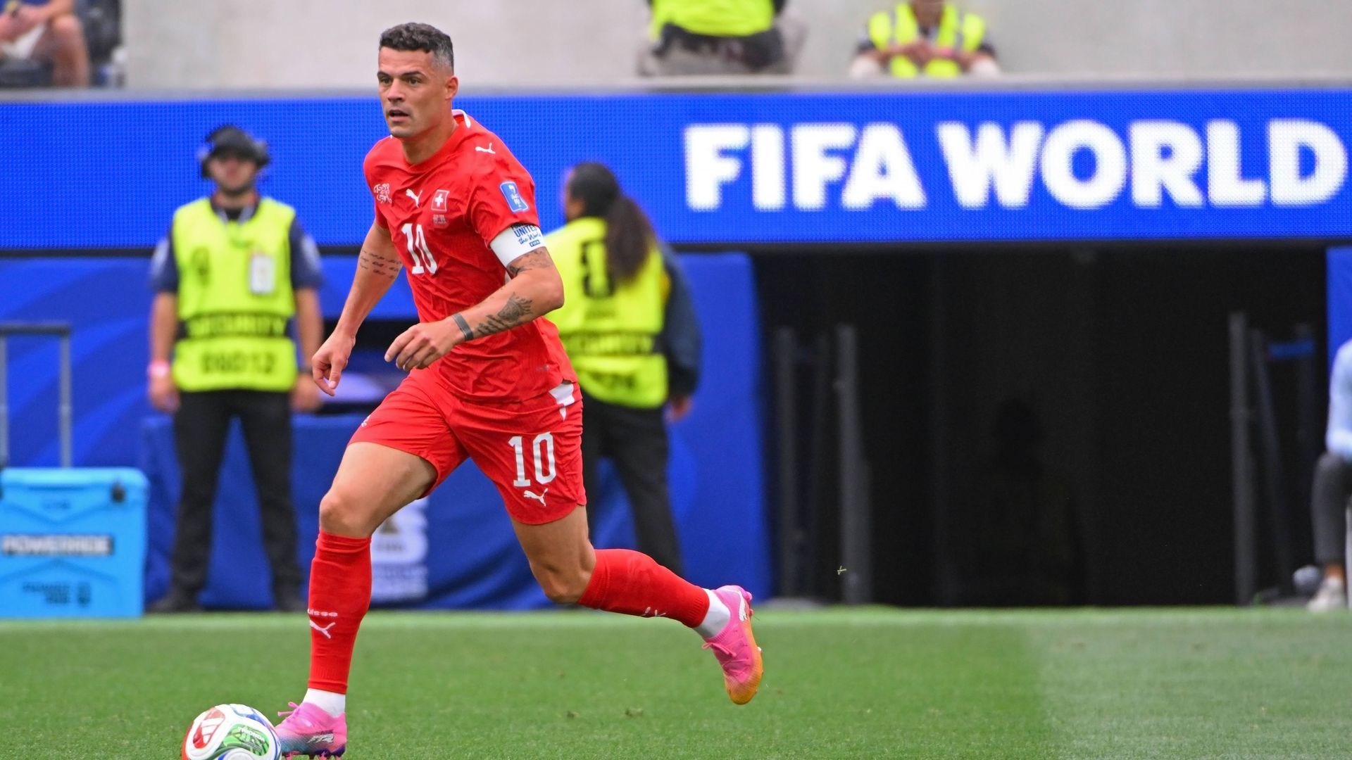 Granit Xhaka, con Suiza durante el Mundial 2026