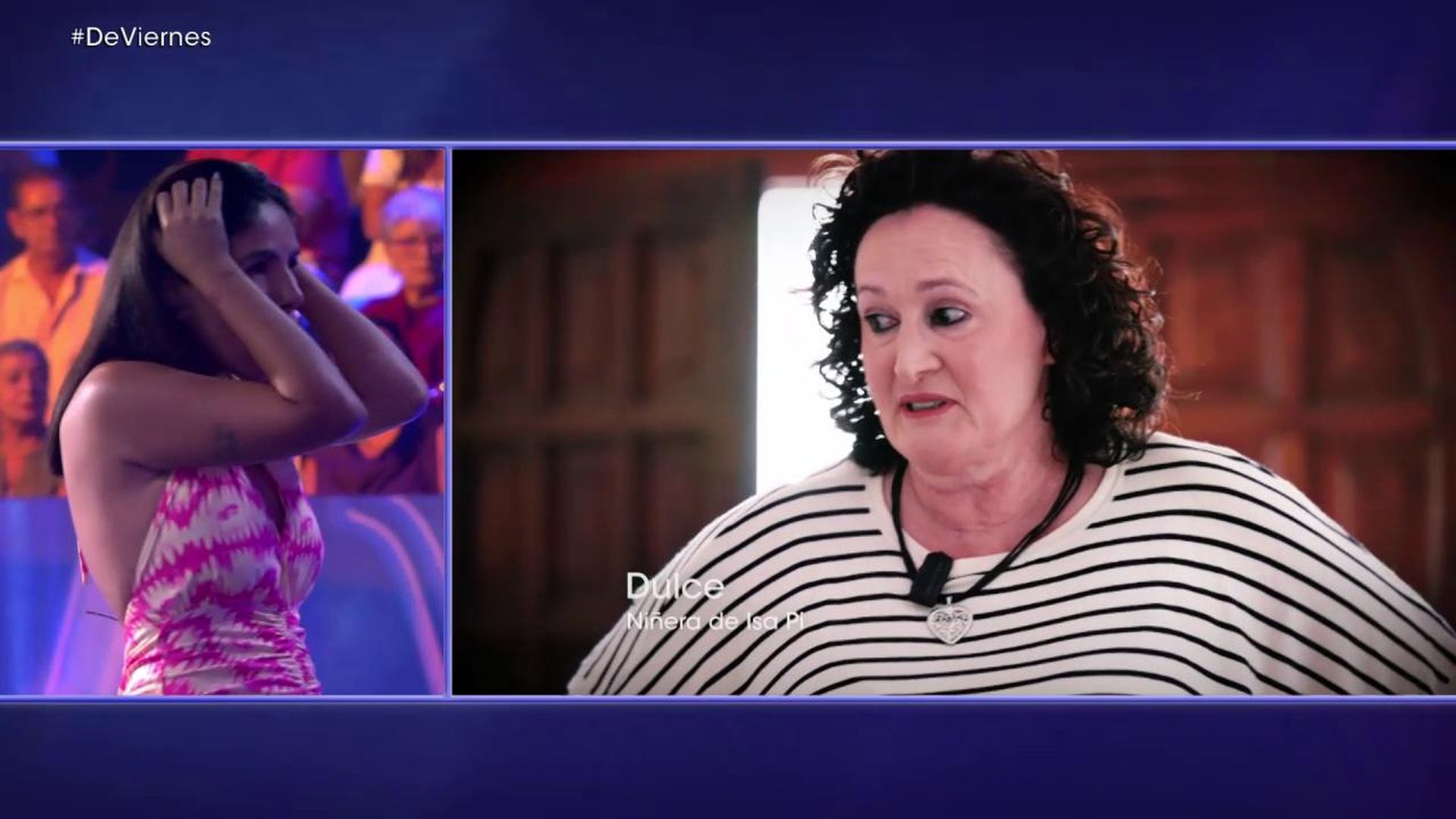 Isa Pantoja, devastada al ver a Dulce participando en la grabación