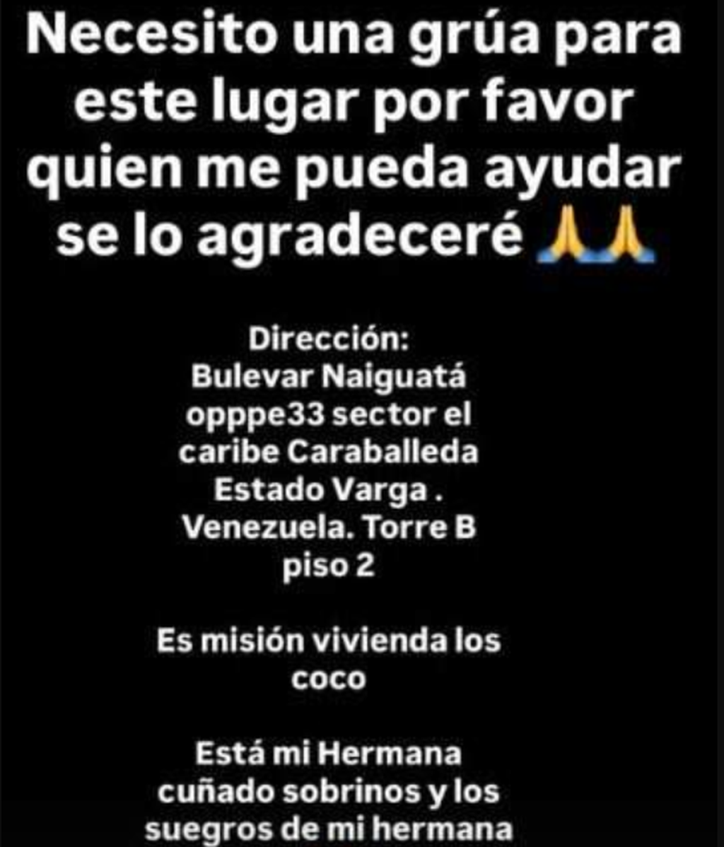 Mari Paz Taberneiro pide una rúa para encontrar a su familia desaparecida en Venezuela