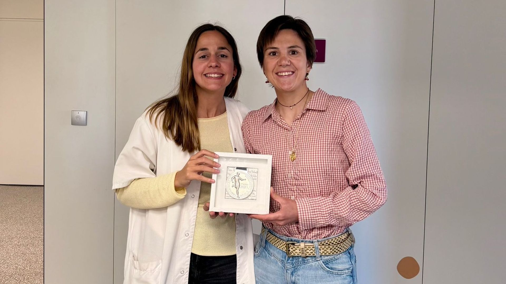 Anna, el día de su alta de la Unidad de TCA de Martorell