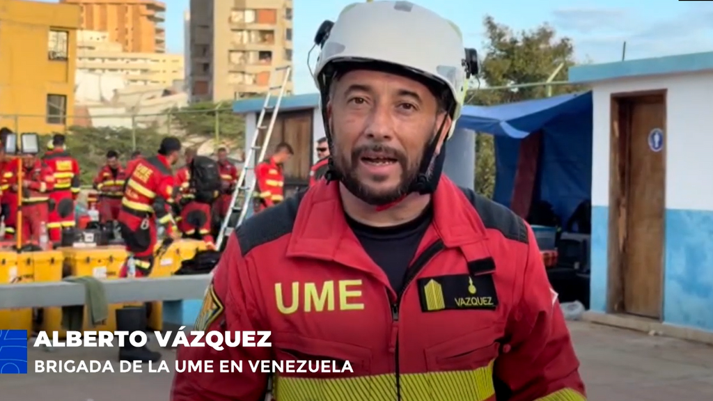 Así trabaja la UME entre los escombros de Venezuela: "Mientras hay esperanza, hay vida"