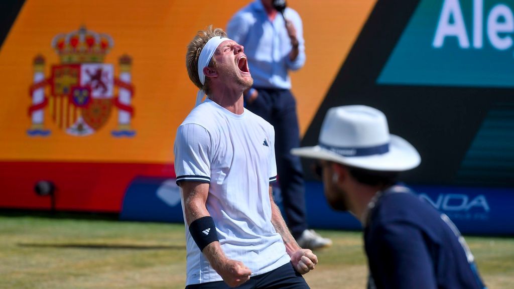 El grito de rabia de Davidovich tras lograr su primer título ATP