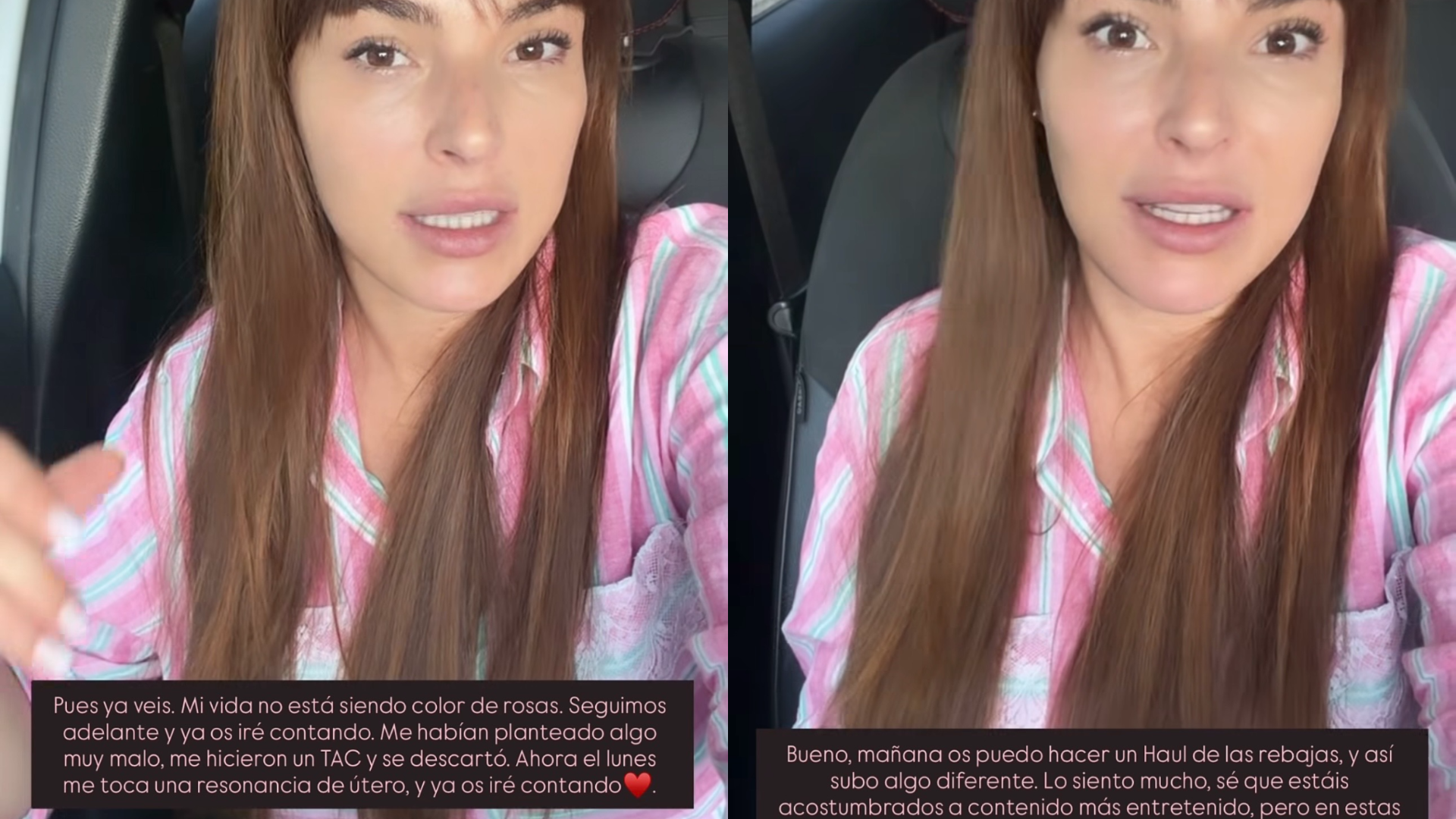 Marta Peñate tras su última revisión médica
