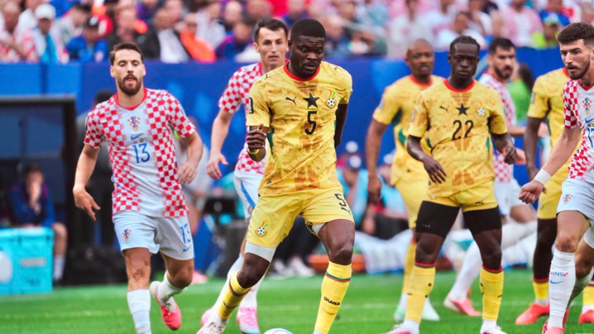 Thomas Partey, durante el Croacia-Ghana