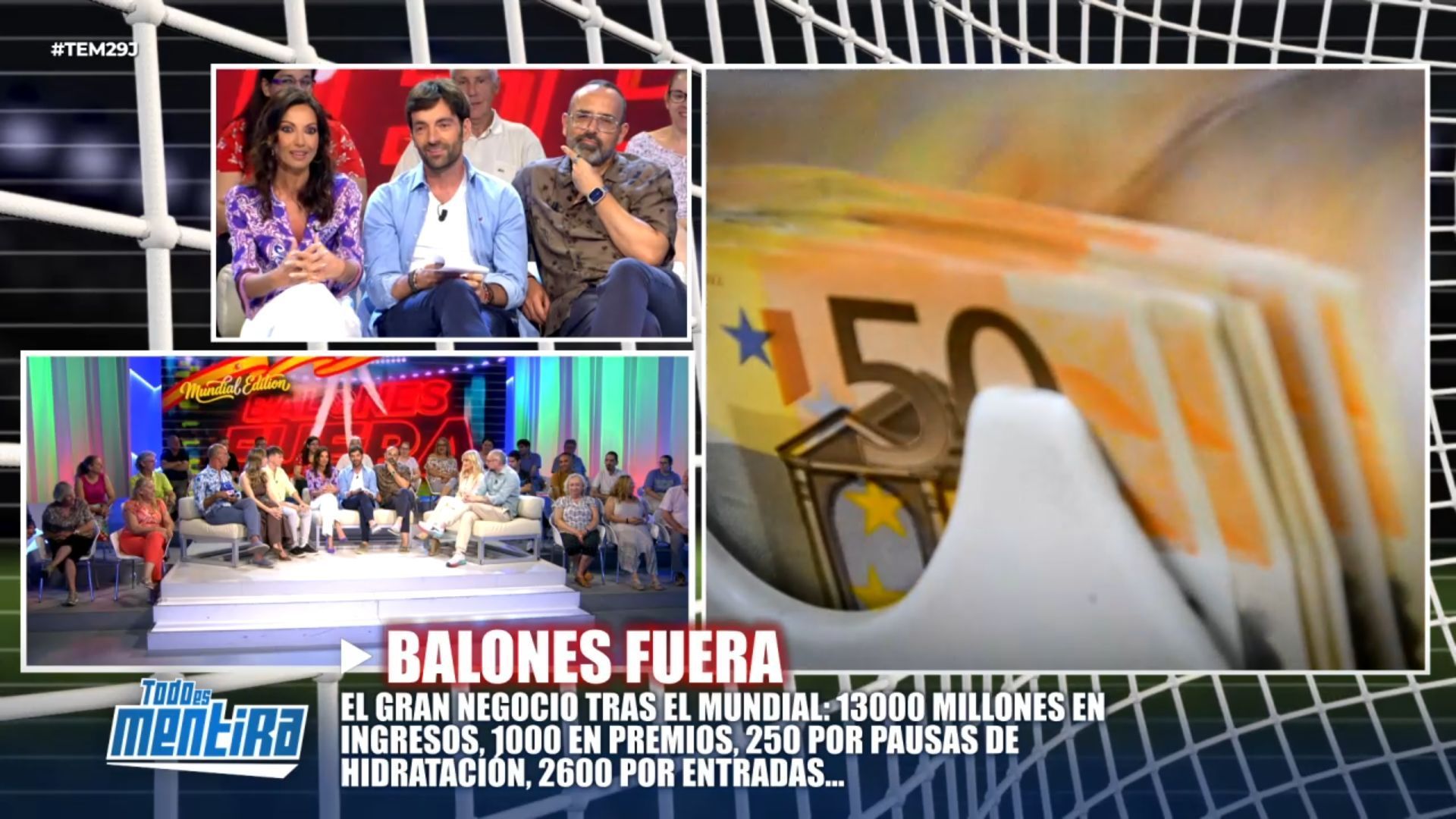 'Balones fuera' analiza el gran negocio detrás del mundial con Ricardo Reyes