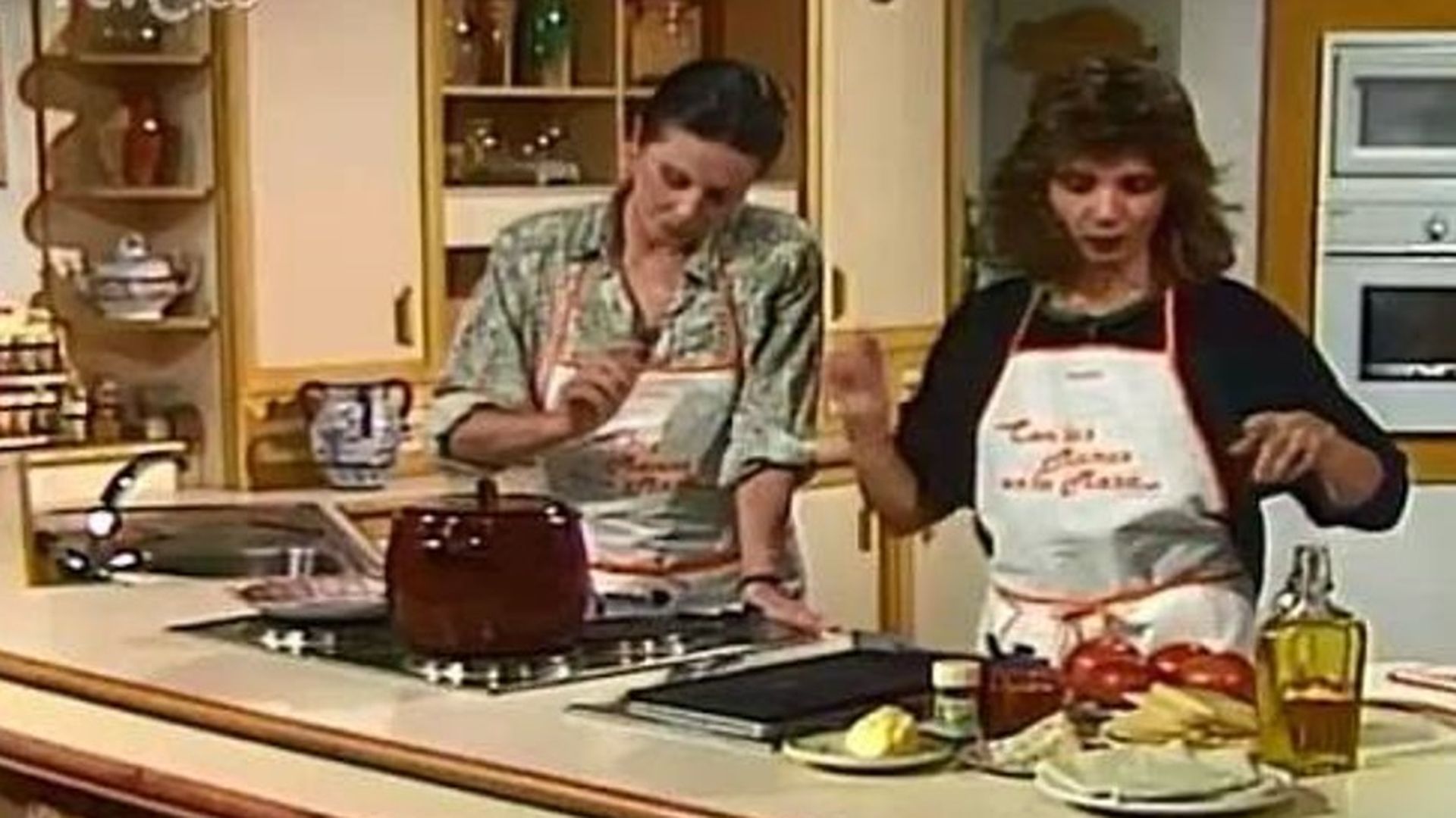 Las famosos promocionan la cocina española en la tele de los 70