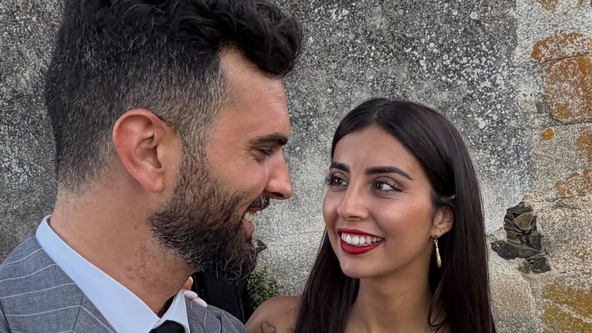 Marieta y Suso en la boda de unos amigos