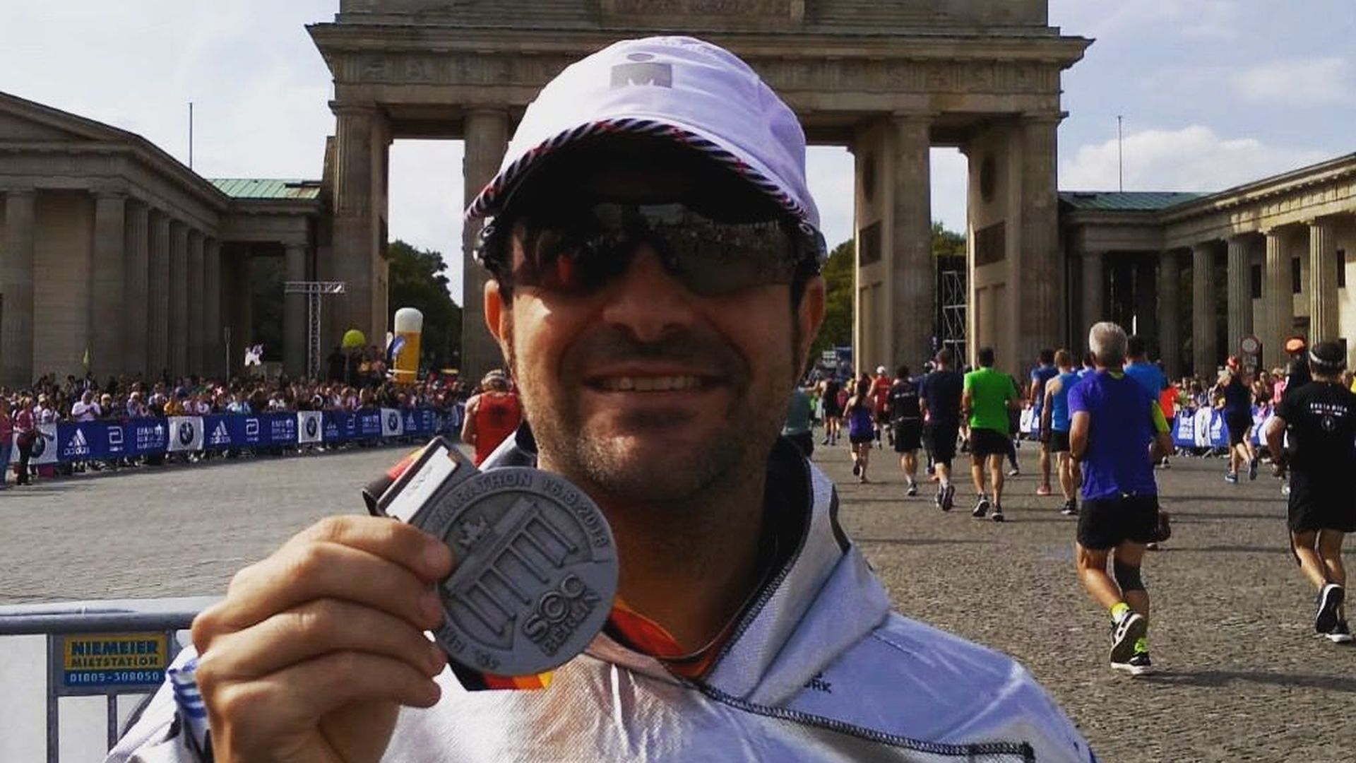 Rubén Torres, con la medalla en Berlín