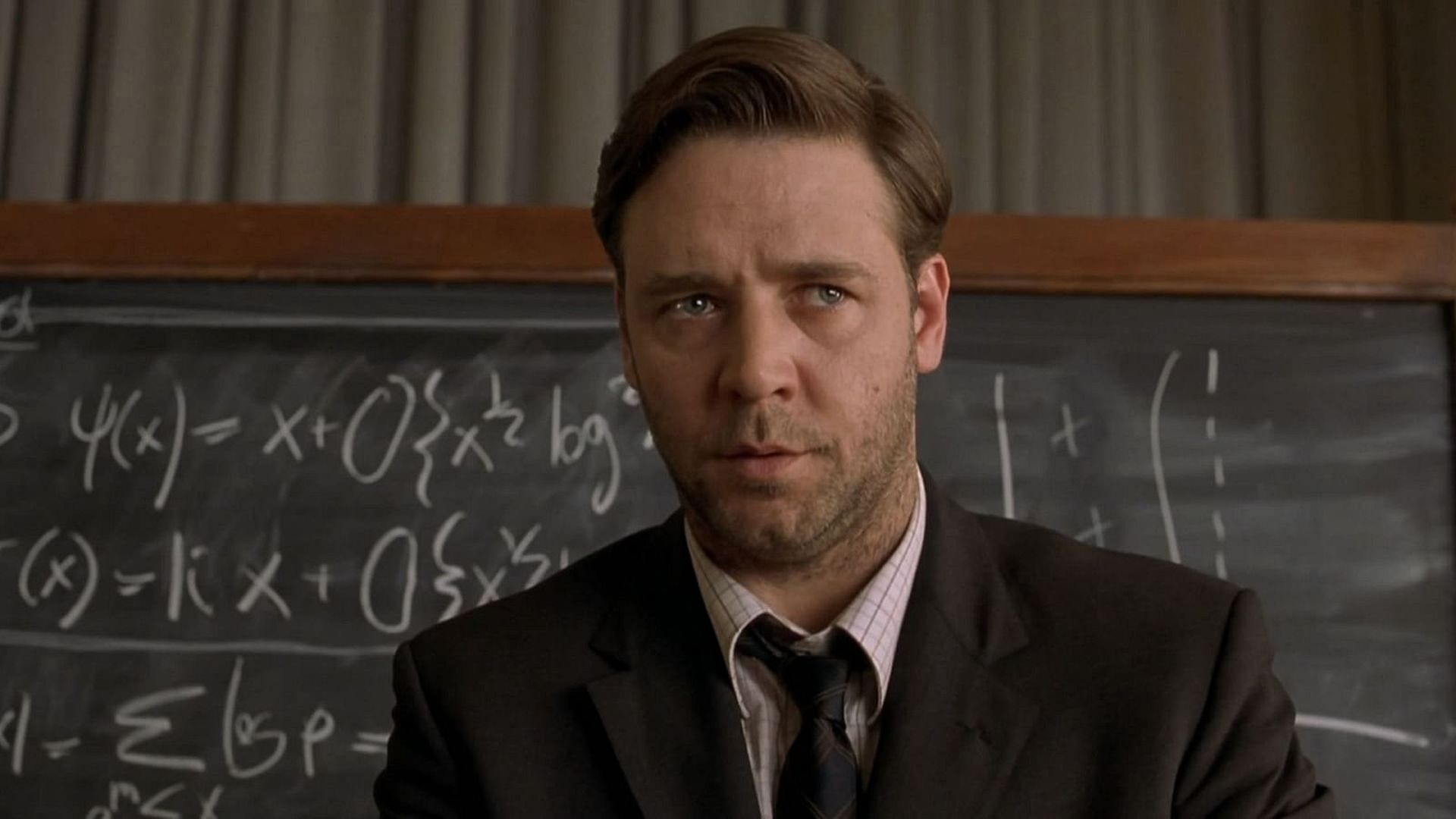 Russell Crowe en 'Una mente maravillosa' Russell Crowe en 'Una mente maravillosa'
