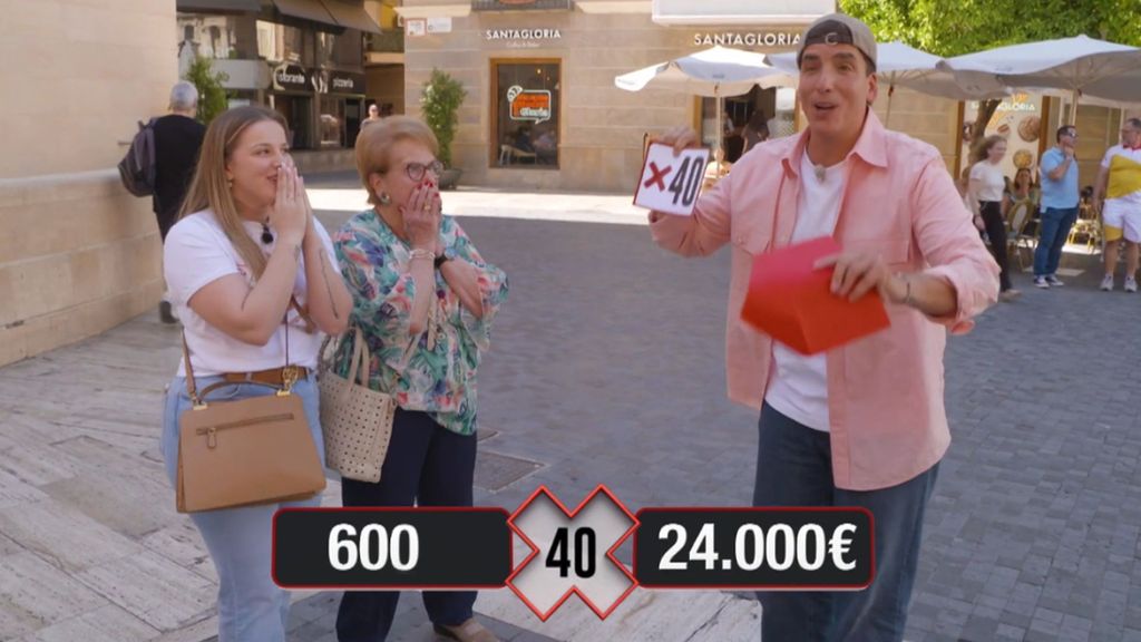 La sorpresa de Mar y su abuela, concursantes de 'Lo sabe, no lo sabe', al descubrir la cifra que se pueden llevar