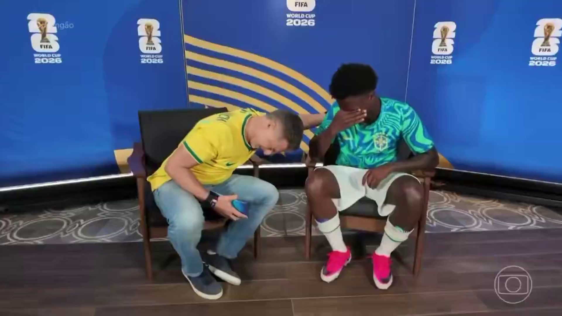 Vinicius, en el programa Domingão