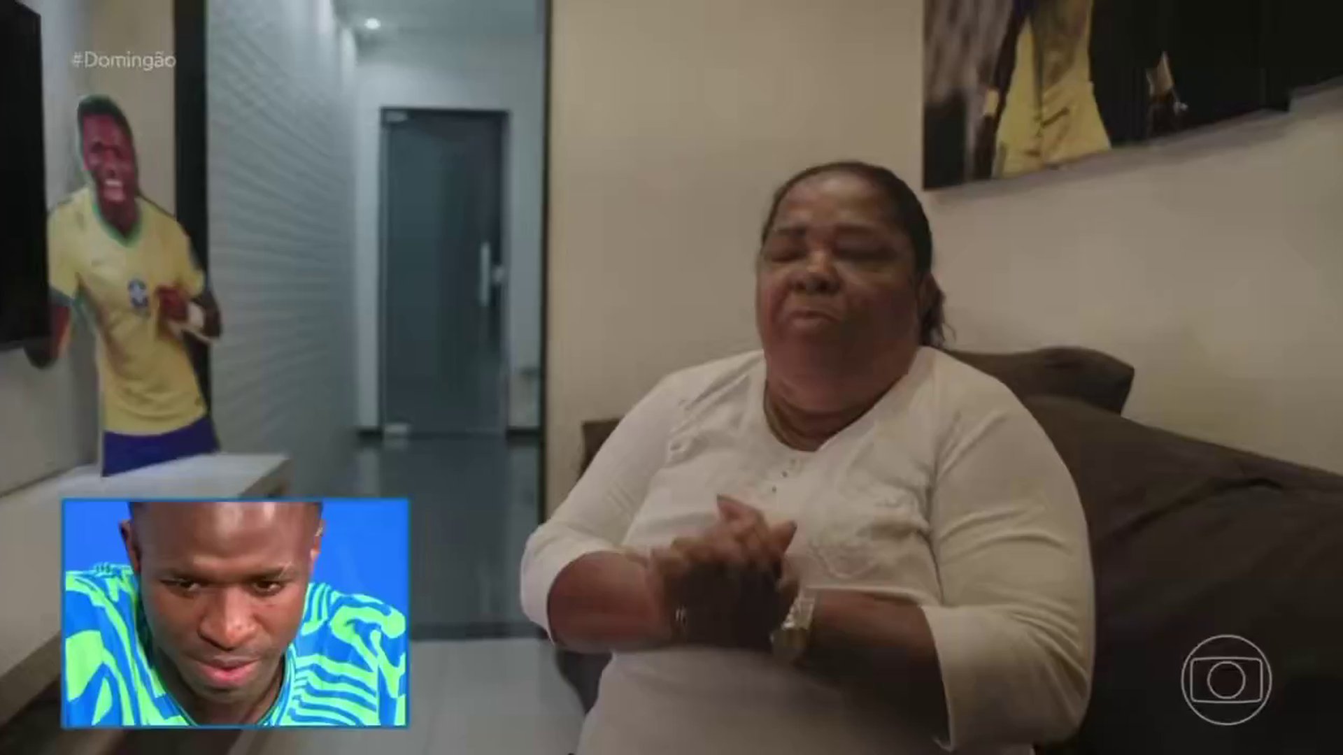 Vinicius se emociona al ver a su abuela