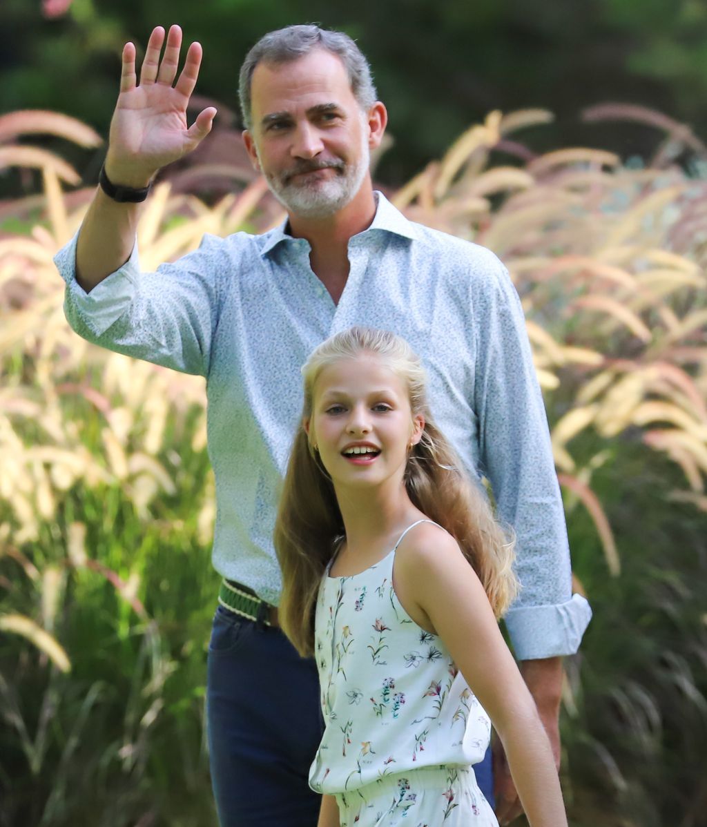 El rey Felipe y Leonor en Marivent en una imagen de archivo