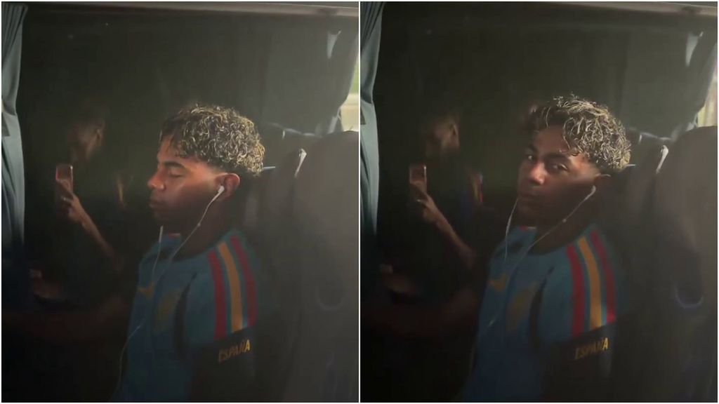 El vacile de Borja Iglesias a Lamine Yamal