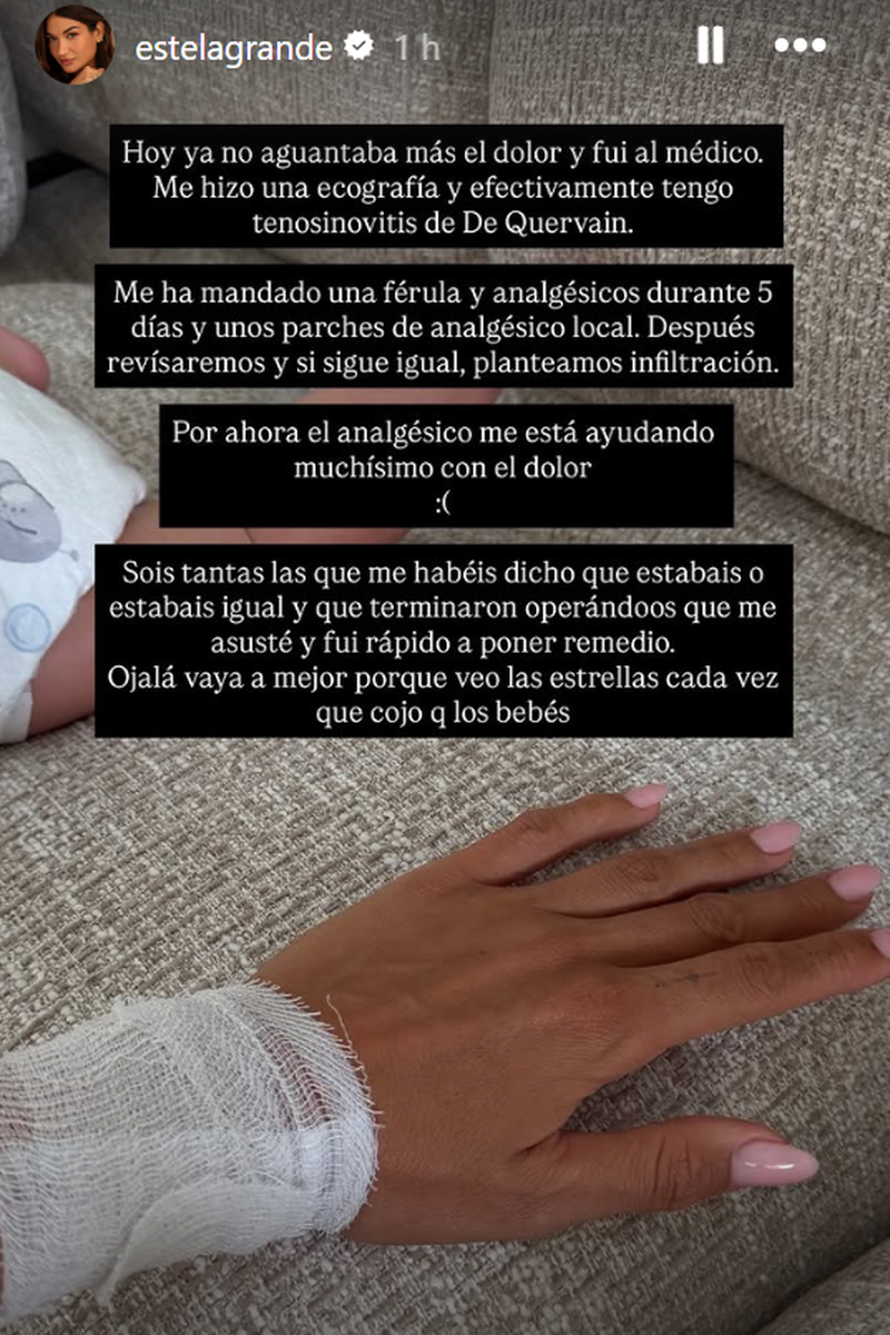 Estela Grande habla de su enfermedad