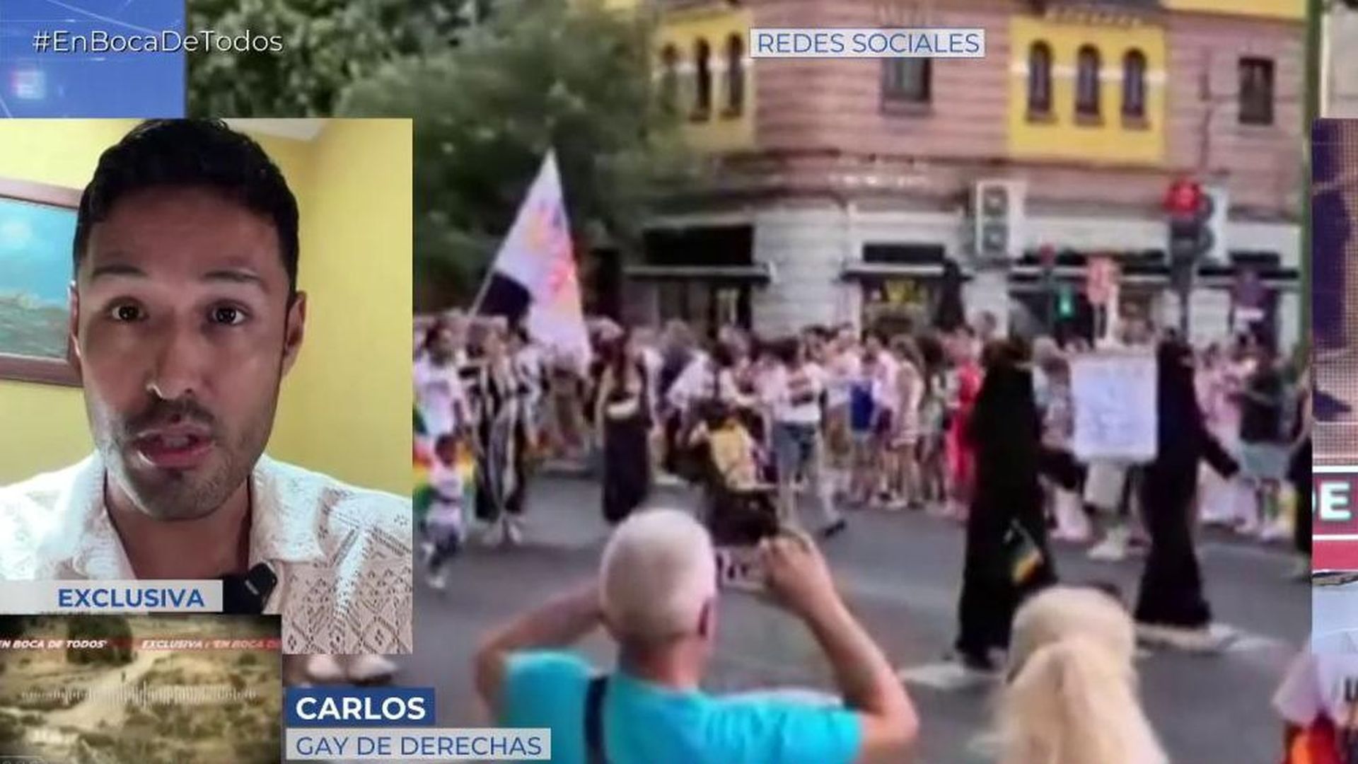 Las Marifachas trolean el orgullo e infiltran a dos mujeres trans con burka en la manifestación LGTBIQ+