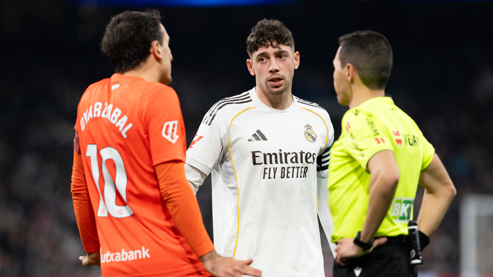 Oyarzabal y Fede Valverde, en el último Real Madrid-Real Sociedad Oyarzabal y Fede Valverde, en el último Real Madrid-Real Sociedad