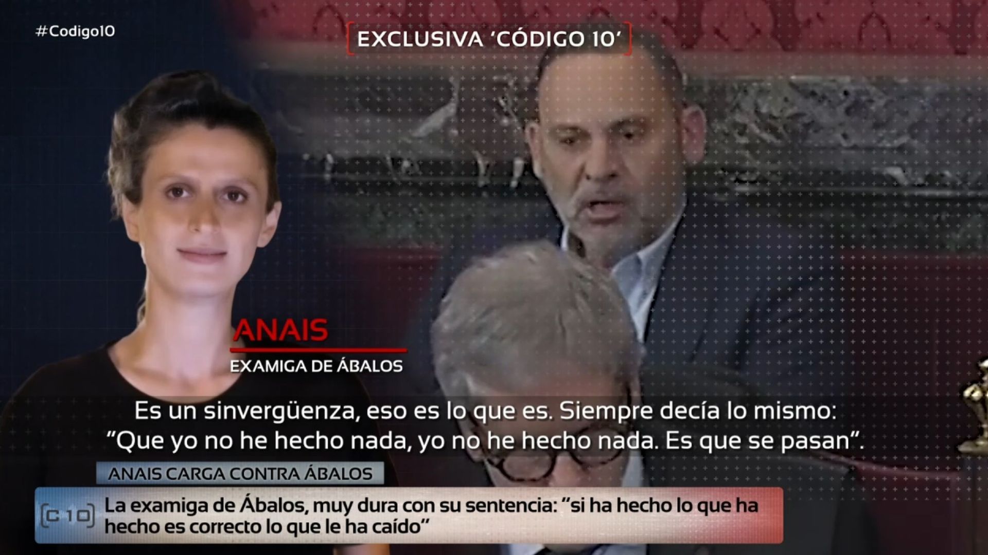 Anaís, examiga de Ábalos, carga duramente contra él: "Es un sinvergüenza"