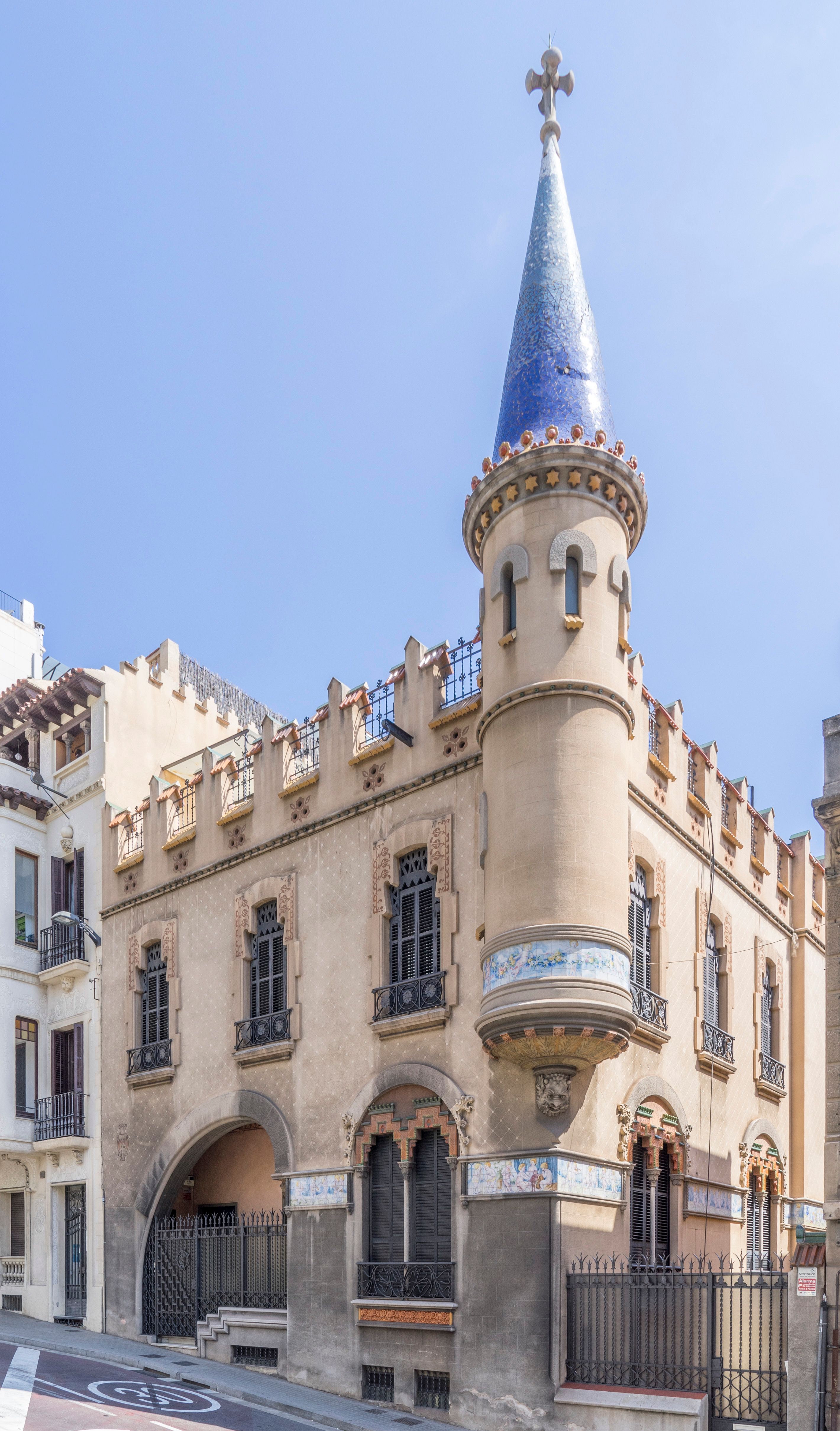 Casa Comas d'Argemir, en el barrio barcelonés de Vallcarca