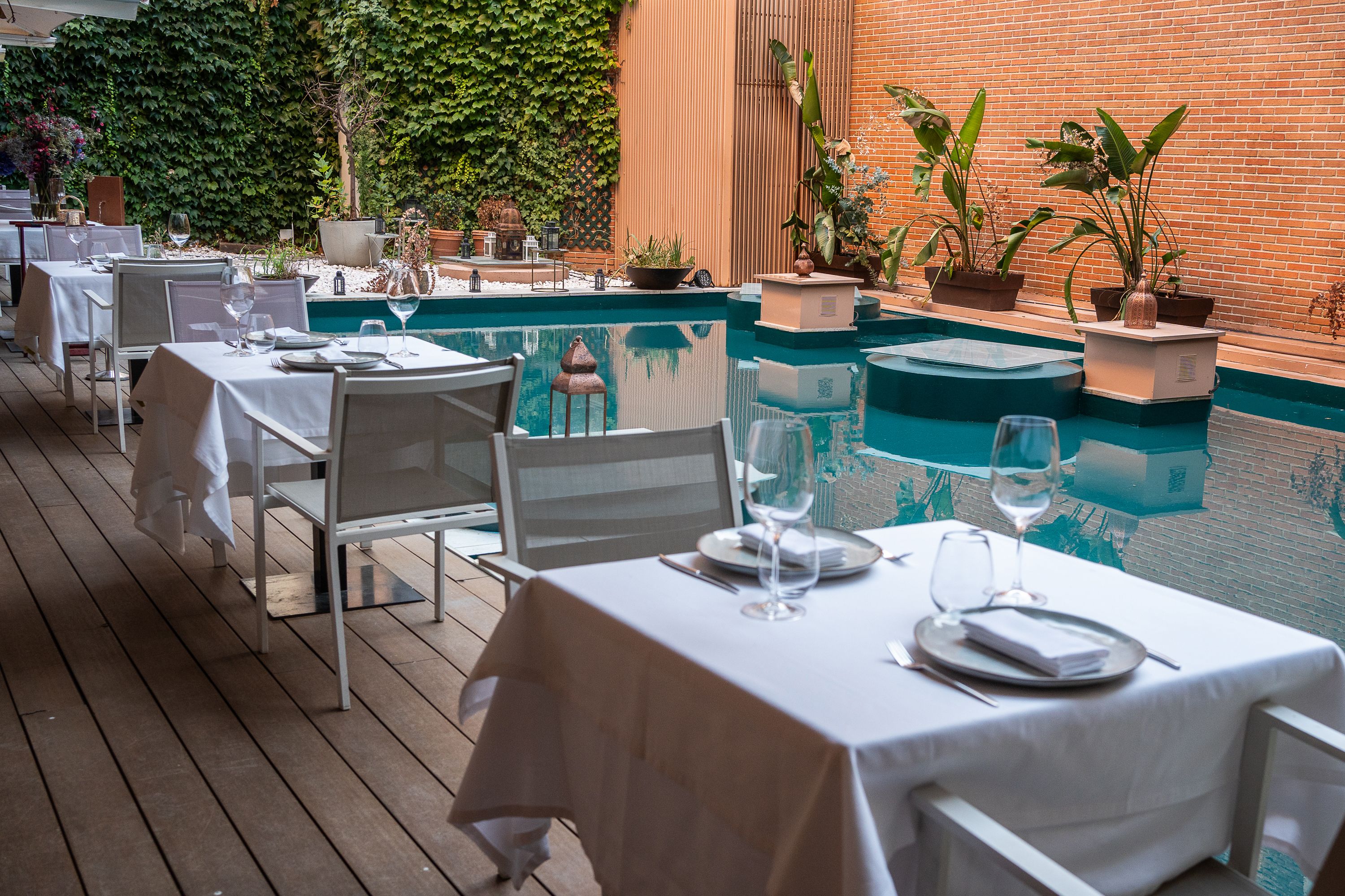 La terraza de este restaurante indio es única en Madrid