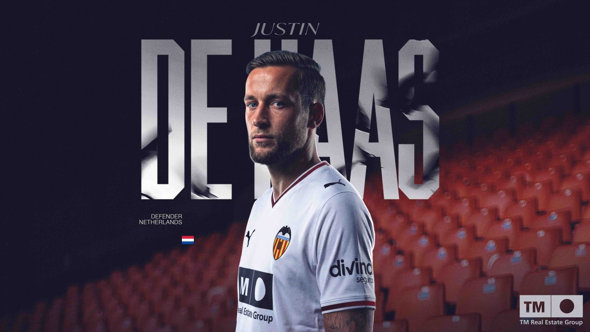 El Valencia CF ficha a Justin De Haas